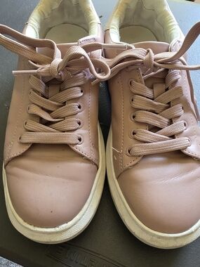Blush Pink Low-Top Sneakers